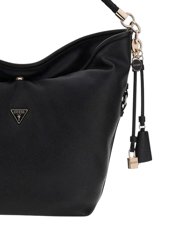 Guess 100% Polyurethane hobo bag in black