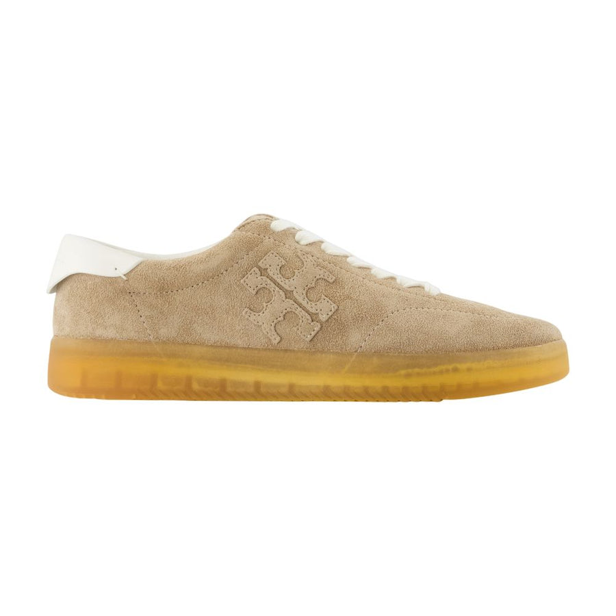 Tory Burch Lambskin sneaker in beige