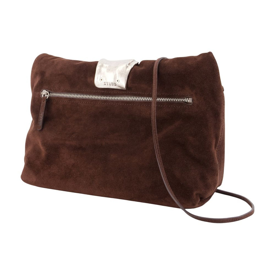 Staud Cowhide clutch in brown