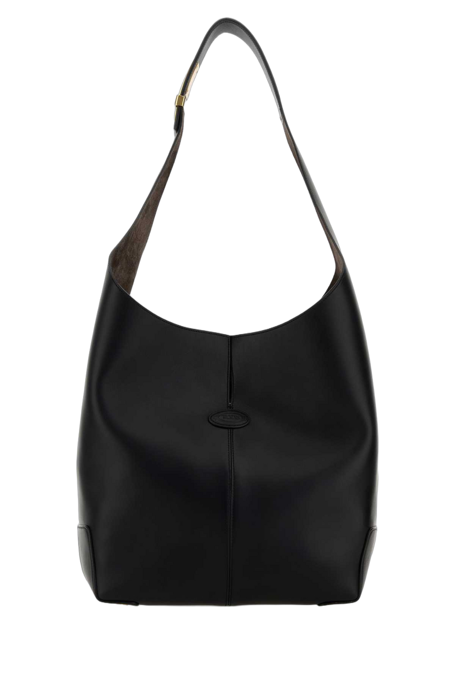 Tod's Exterior: 100% Calf Leather shoulder bag in black