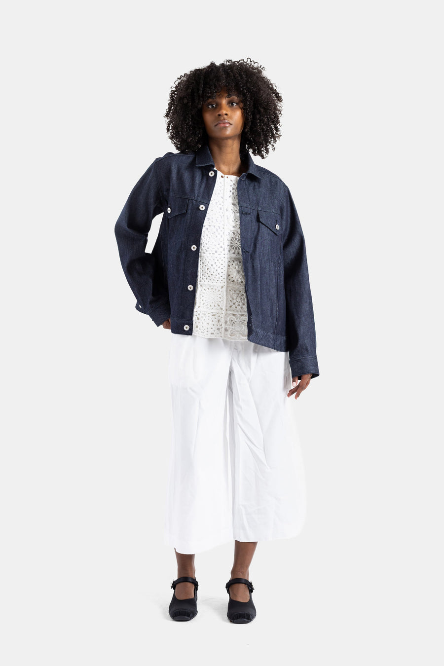 Comme des Garçons Indigo Denim Jacket — Blue