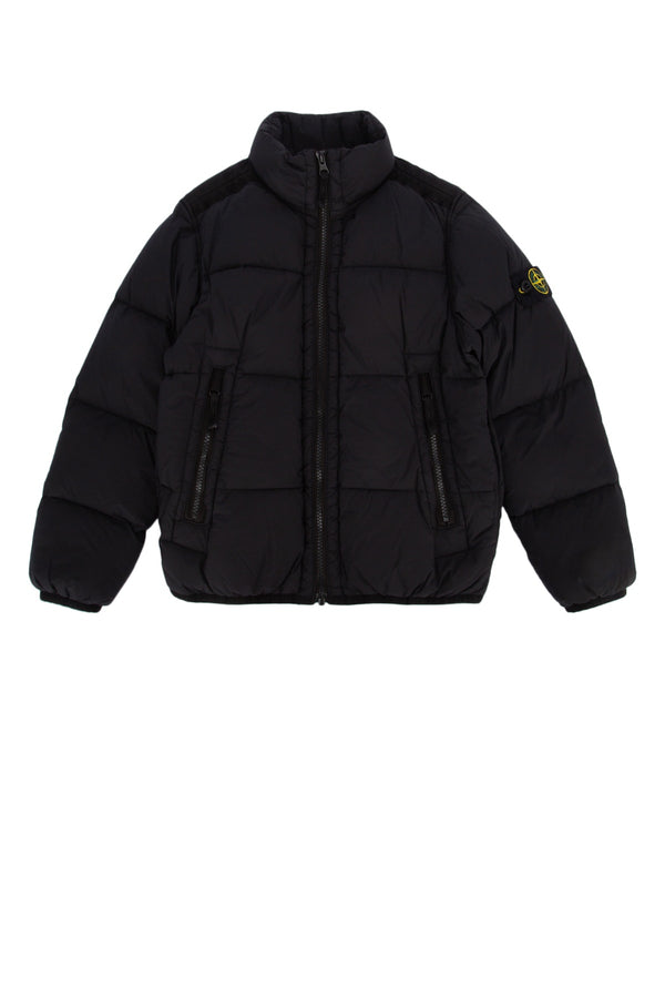 Stone Island Kids Vera 84% PA 16% EA 100% PA 90% DD 10% FX down jacket in black