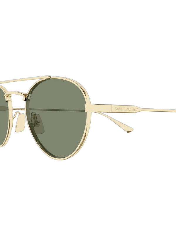 Saint Laurent SL Metal frame sunglasses in gold