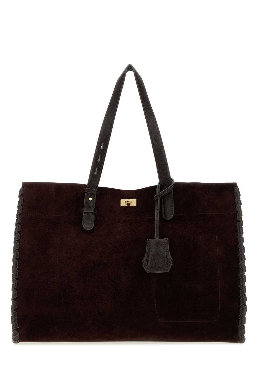 Grape Suede Mortimer Shopping Bag Borse A Mano