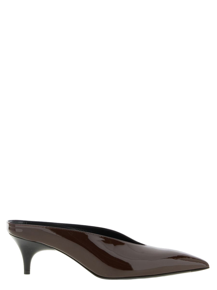 Gucci 100% Calfskin Leather heel in brown