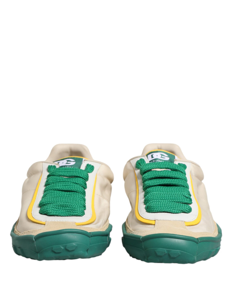 Multicolor Old Runner Lace Up Sneakers Shoes Leather