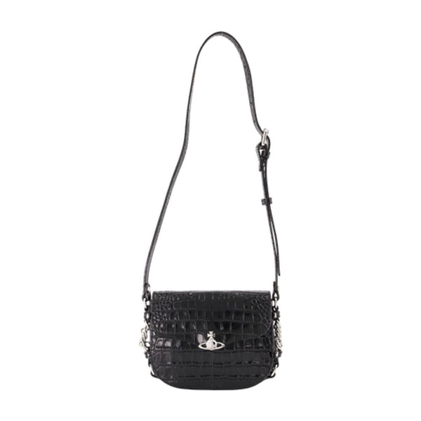 Hunter Crossbody - Vivienne Westwood Leather Black Calfskin Bags / Crossbodies