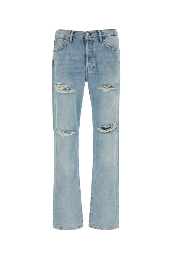 Acne Studios 1996m Light Crow Lightblue Shell: Organic Cotton Jean
