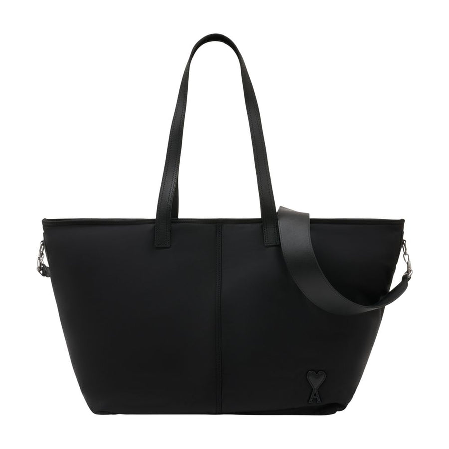 AMI Paris Synthetic tote bag in black