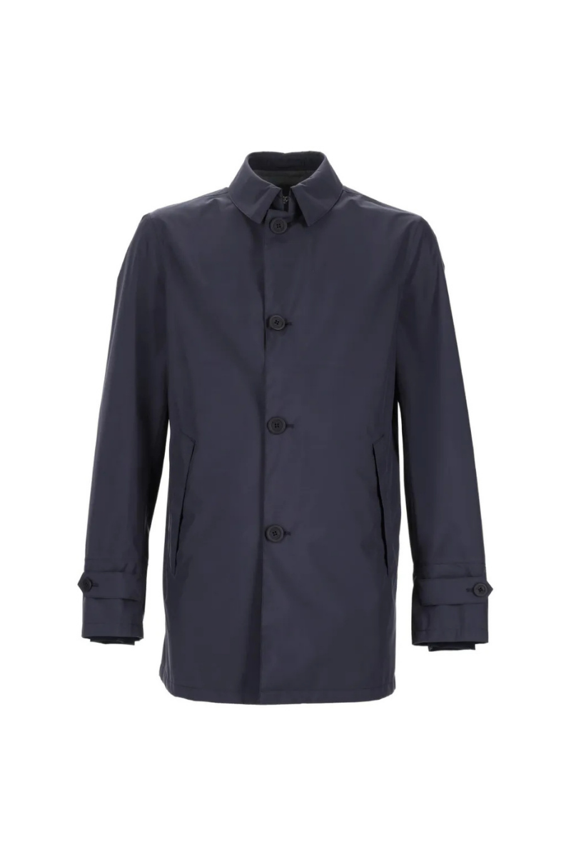 Herno 100% Polyamide (PL) coat in navy