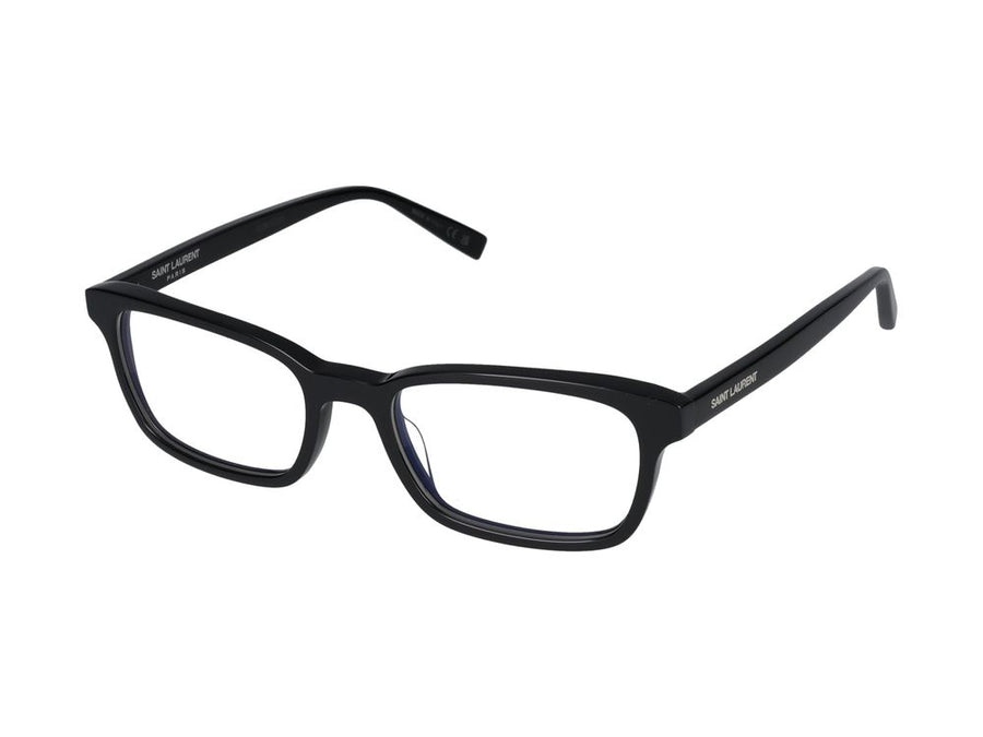 Eyeglasses Saint Laurent Sl 671 001 Black Transparent 54-19-145 Acetate