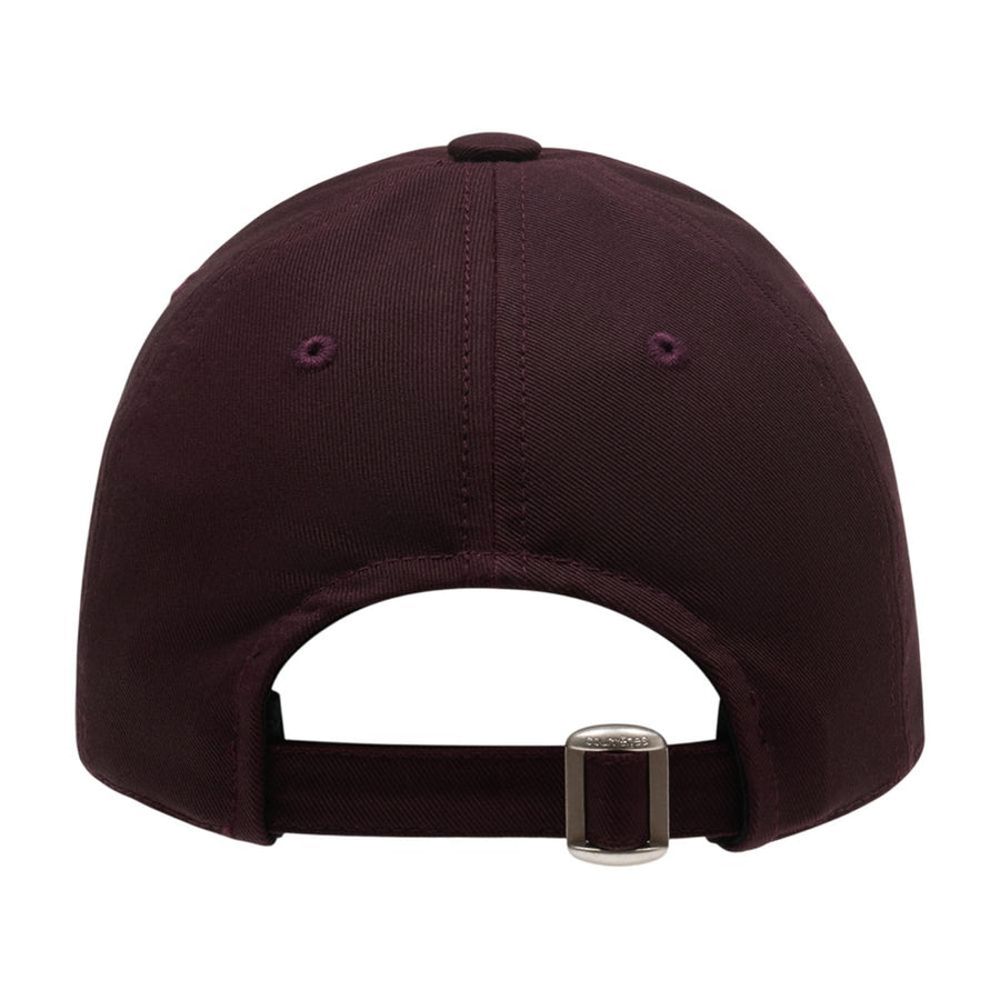 Courreges 326TCT050CO0134-4010 cotton baseball cap in burgundy