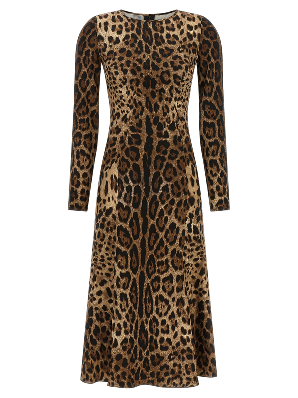 Dolce & Gabbana 95% Viscose dress in brown