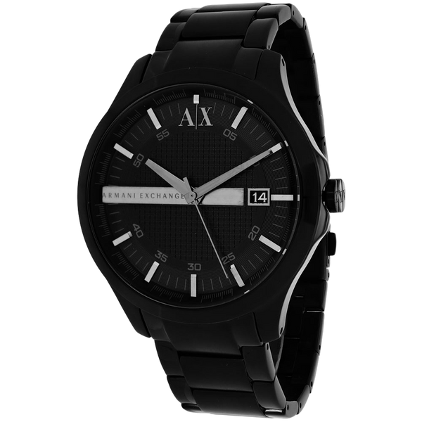 Armani Exchange Stainless steel case watch in black