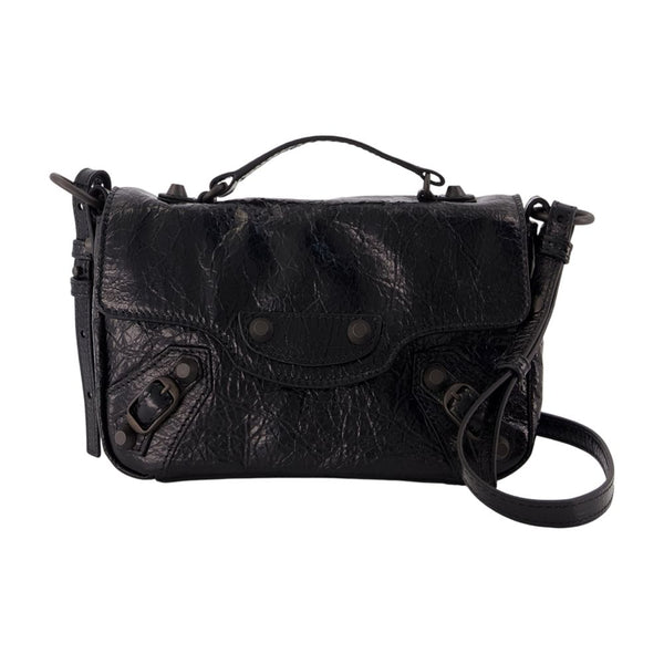 Le City Nano Shopper Bag - Balenciaga Leather Black Lambskin / Totes-shopping-bags