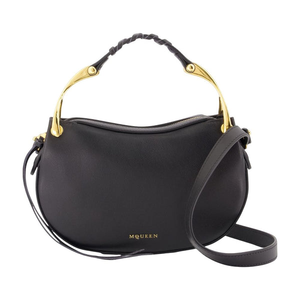 Alexander McQueen calfskin crossbody bag in black