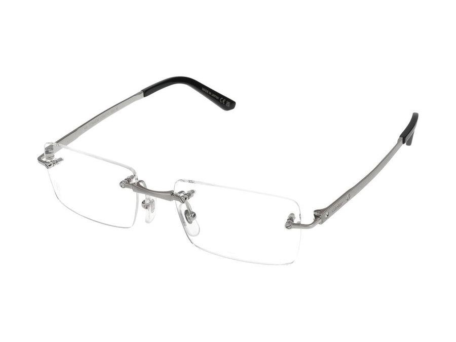 Eyeglasses Cartier Ct0511o 003 Ruthenium T 55-18-145 Titanium