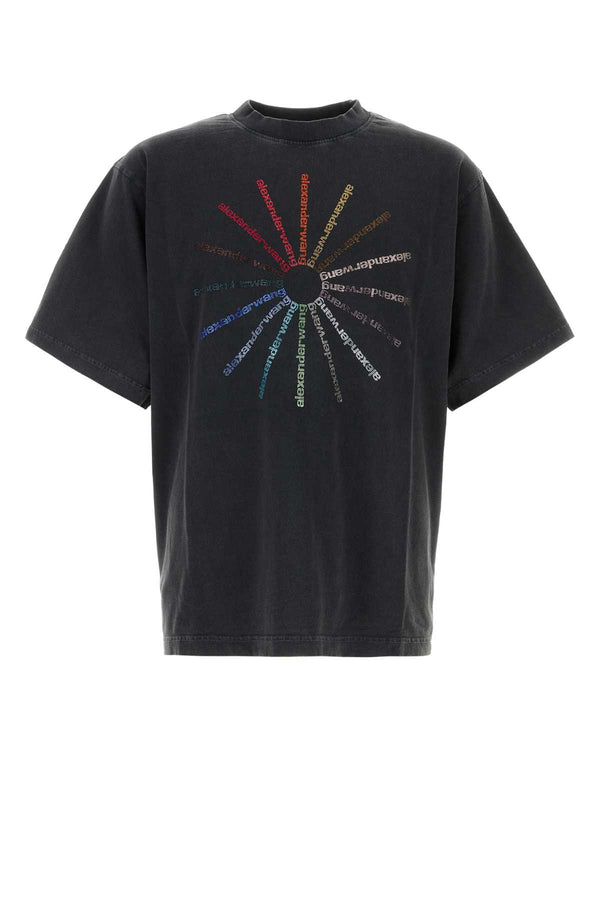 Alexander Wang Exterior: 100% Cotton t-shirt in black