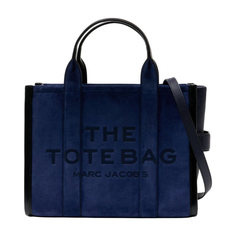 Marc Jacobs Cowhide suede tote bag in navy
