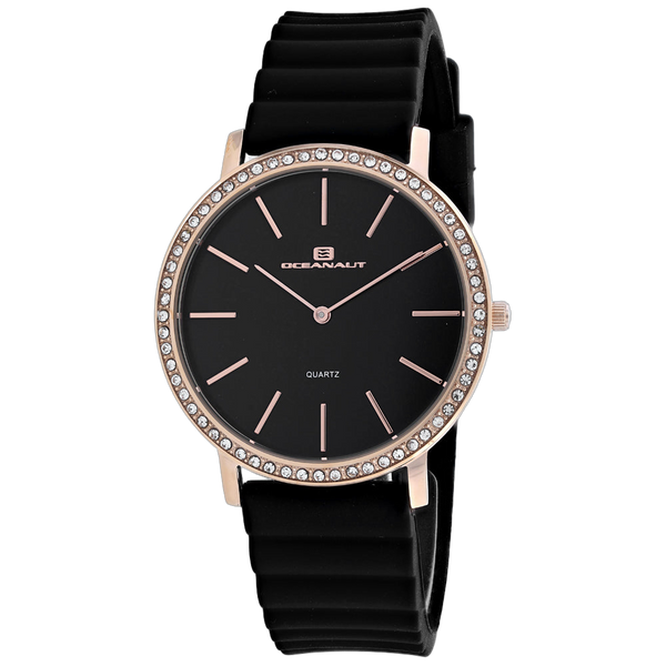 Oceanaut watch in black