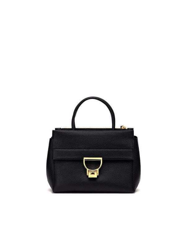 Coccinelle Top Handle Bag Black Cowhide / Top-handle-bags