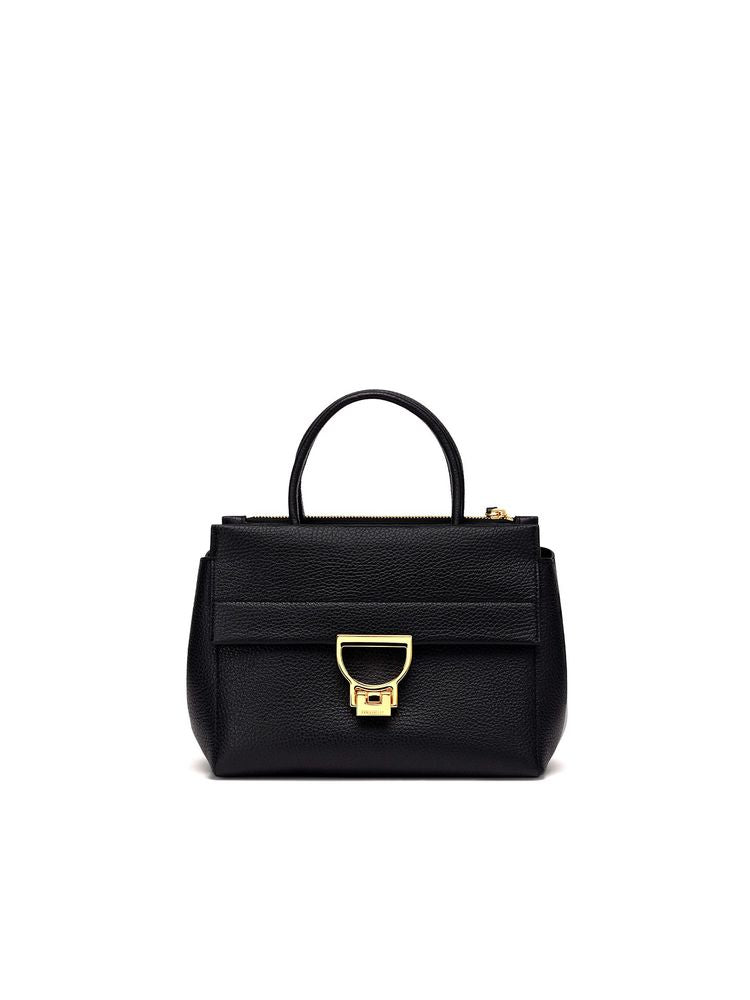 Coccinelle Top Handle Bag Black Cowhide / Top-handle-bags