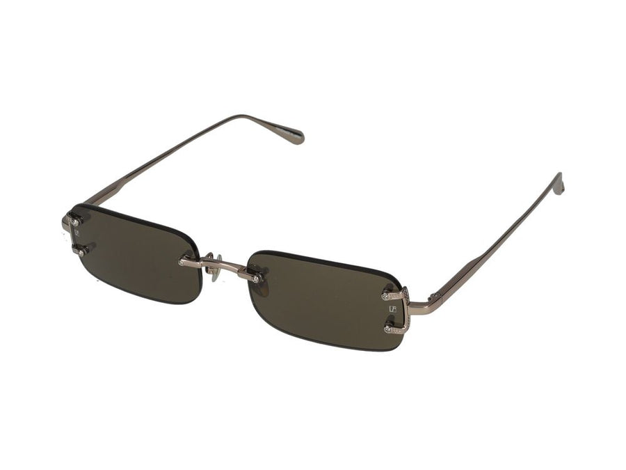 Linda Farrow Taylor Titanium sunglasses in gold