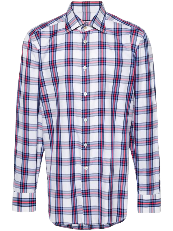 Kiton Cotton 100% shirt in white