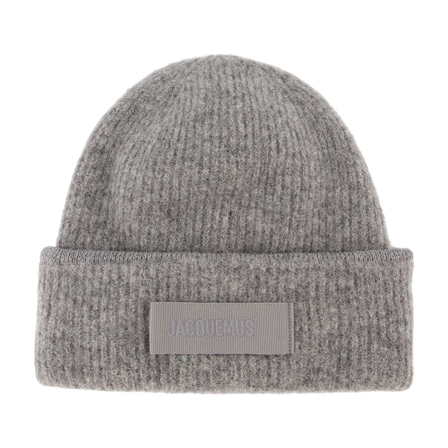 Jacquemus ACU00666AK00227-970 Wool beanie in gray