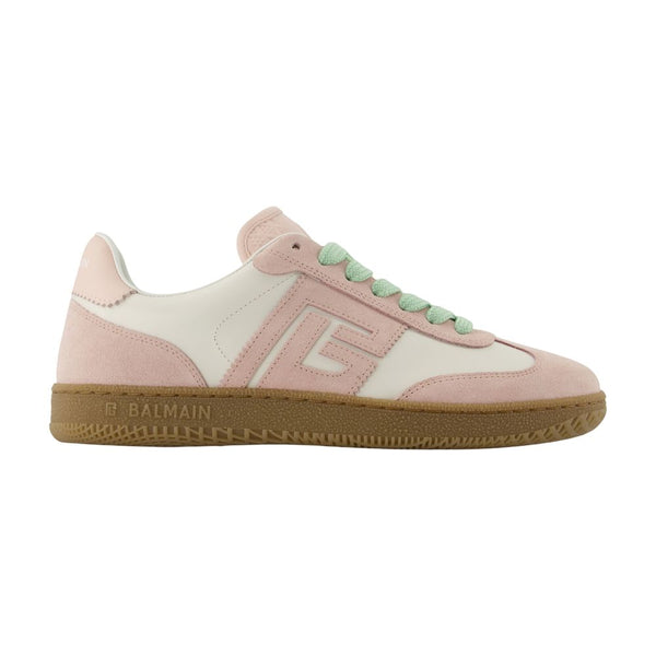 Balmain calfskin sneaker in multicolor