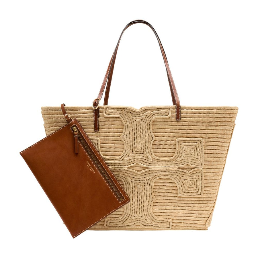 Tory Burch Raffia tote bag in beige