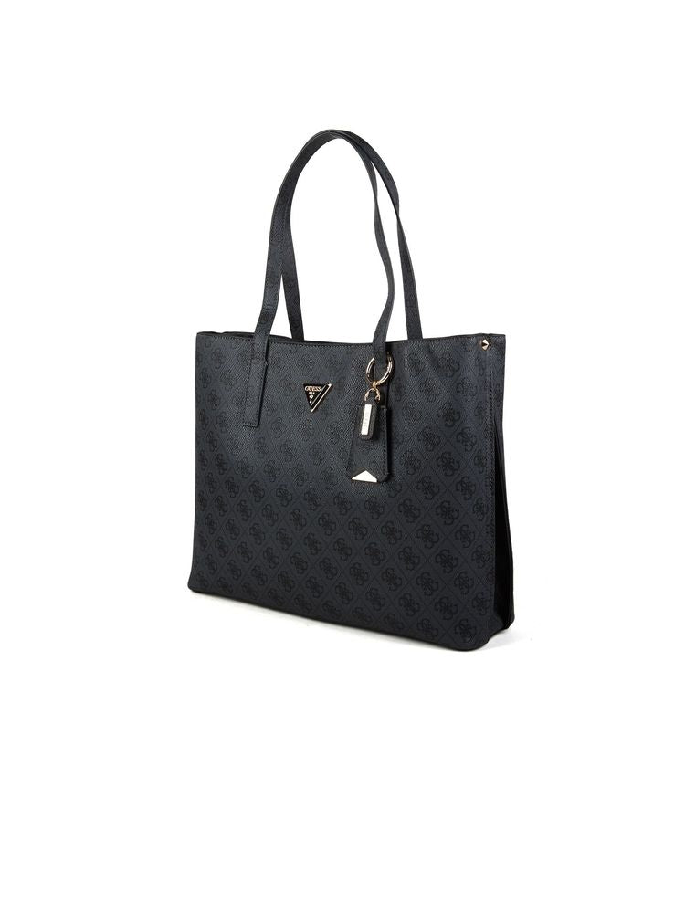 Guess 100% Polyurethane tote bag in black
