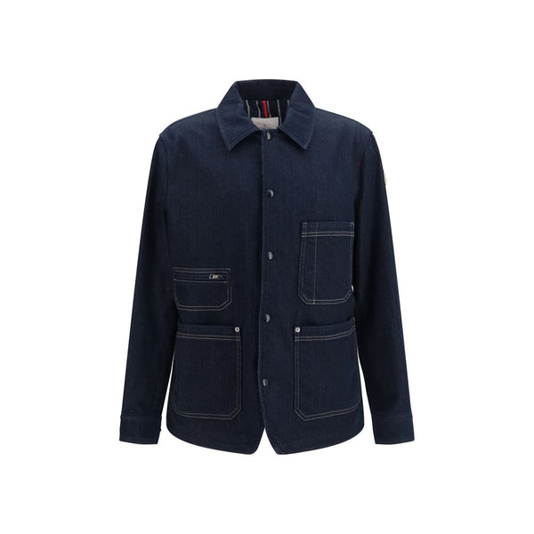 Moncler 75% Cotton jacket in navy