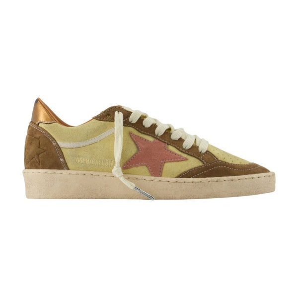 Golden Goose Deluxe Brand Calfskin sneaker in yellow