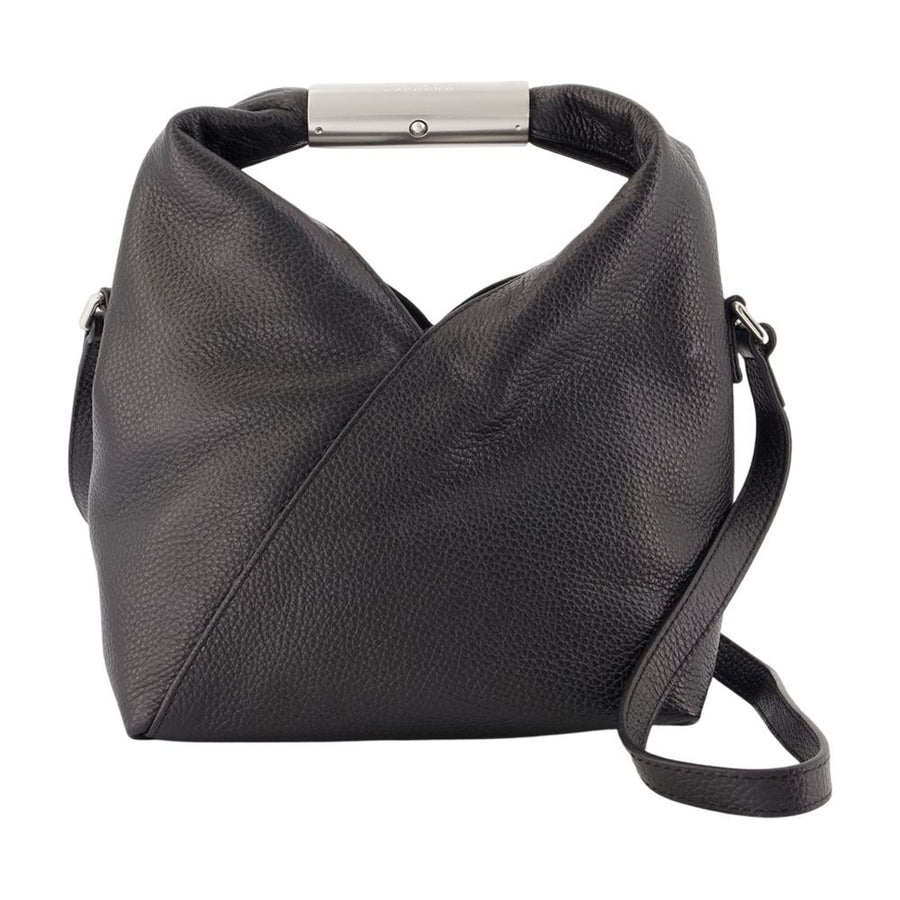 Japanese Small Purse - Mm6 Maison Margiela Leather Black Calfskin Bags / Handbags-purses