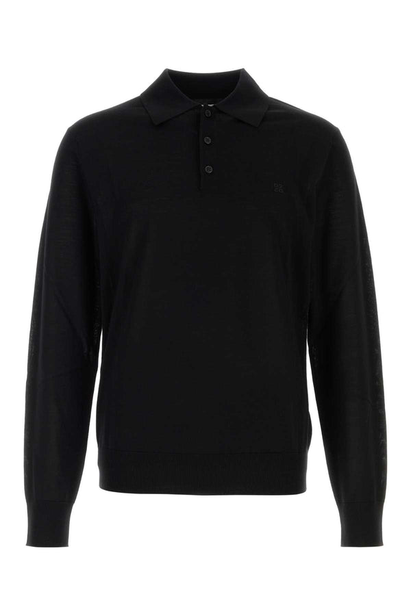 Dsquared2 Upside Wool polo in black