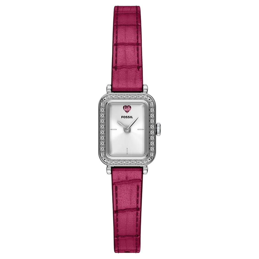 Fossil watch in silver