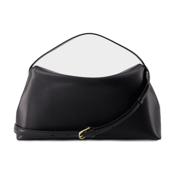 Toteme cowhide top handle bag in black