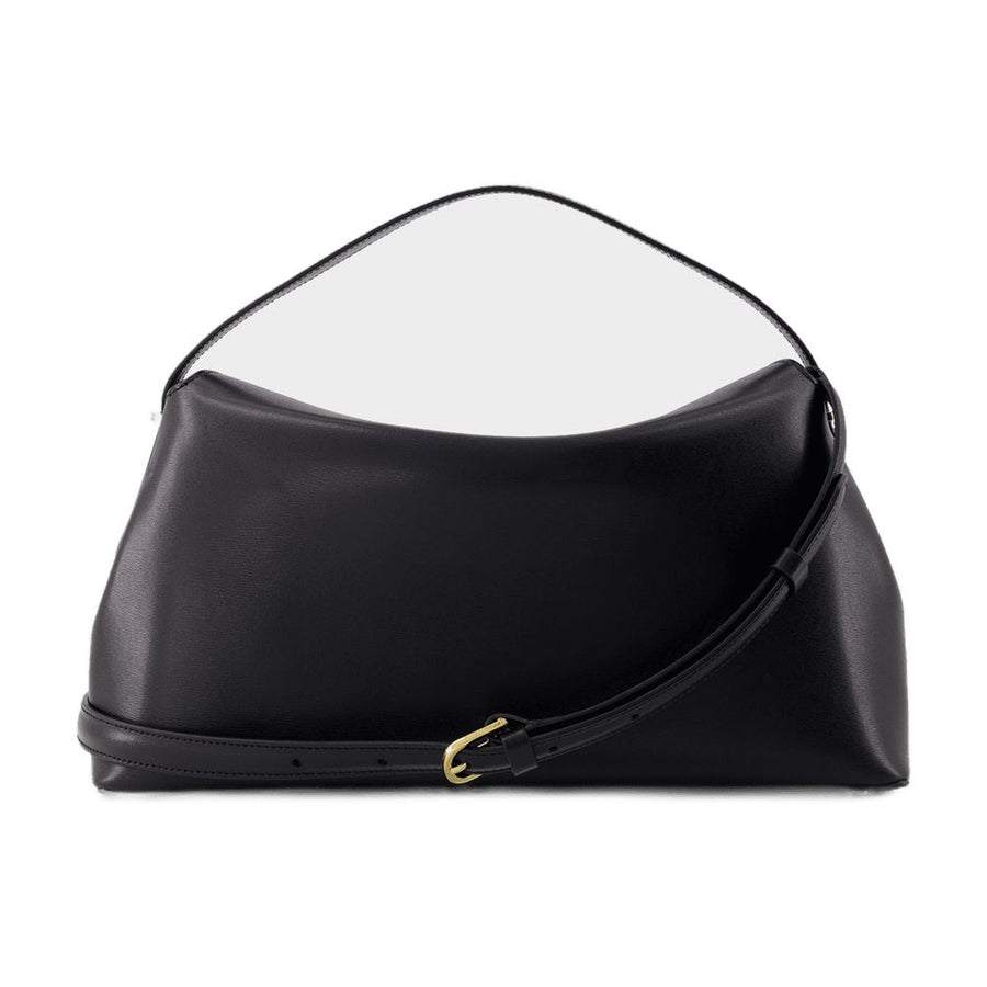 Toteme cowhide top handle bag in black