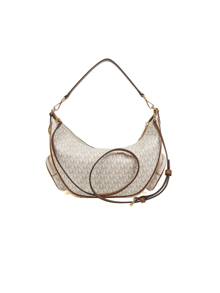Michael Kors 100% Polyvinyl Chloride shoulder bag in beige