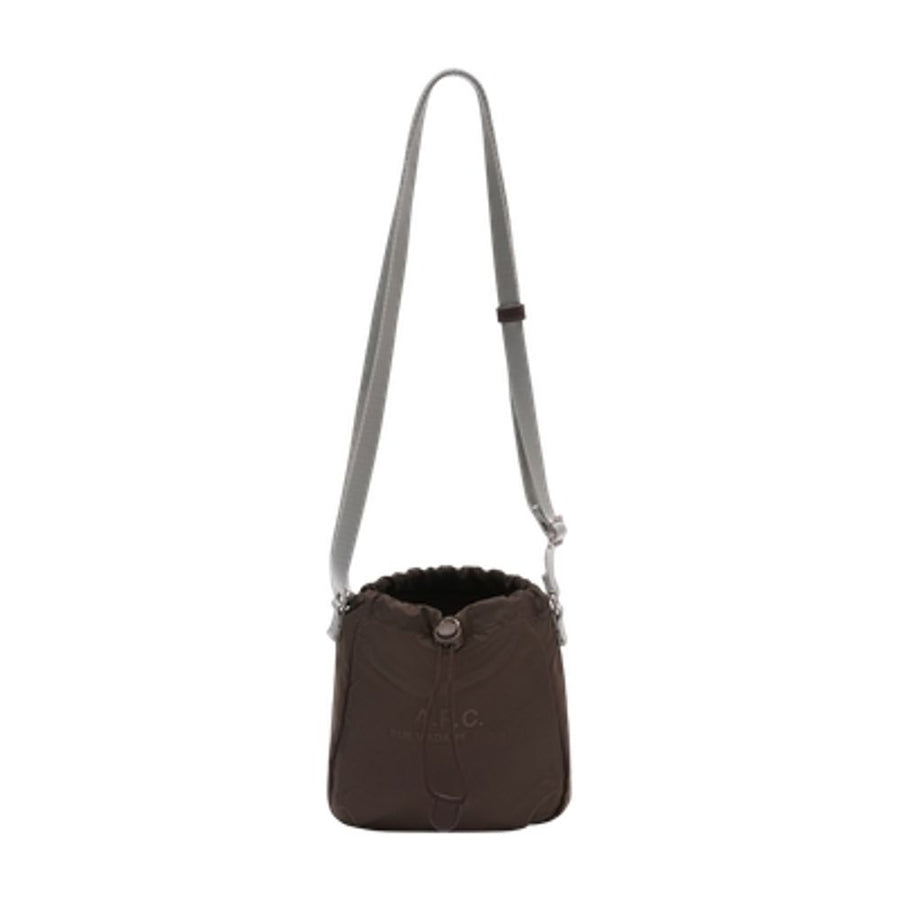 A.P.C. Nylon crossbody bag in brown