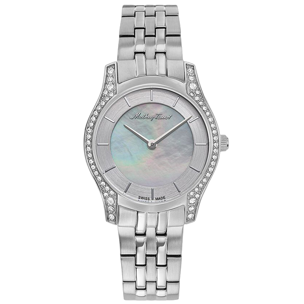 Mathey Tissot Stainless steel case watch in silver