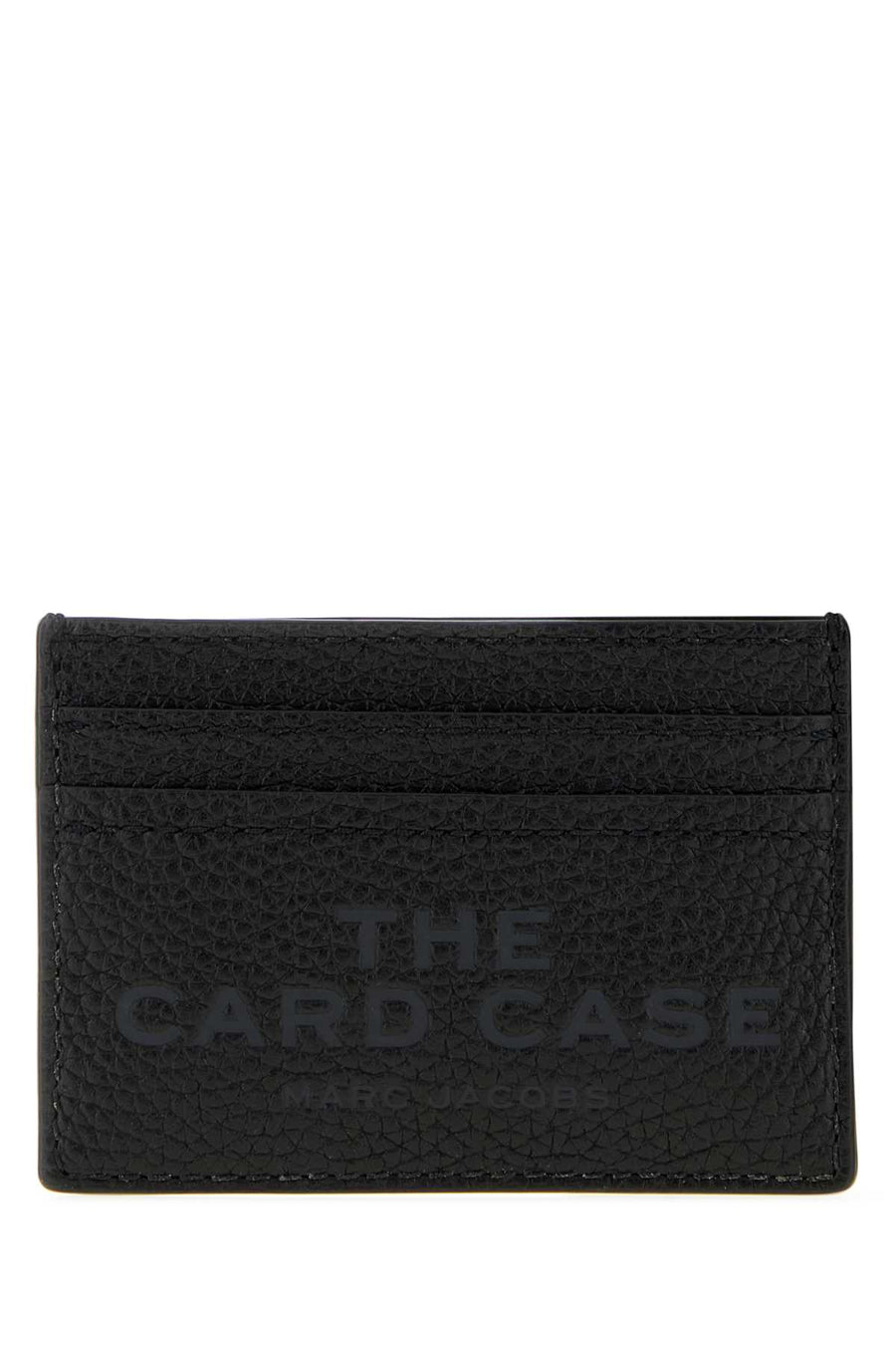 The Card Case Black Cow Leather Portafogli