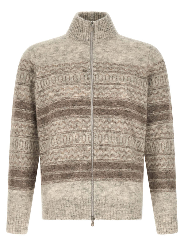 Brunello Cucinelli Alpaca cardigan in beige
