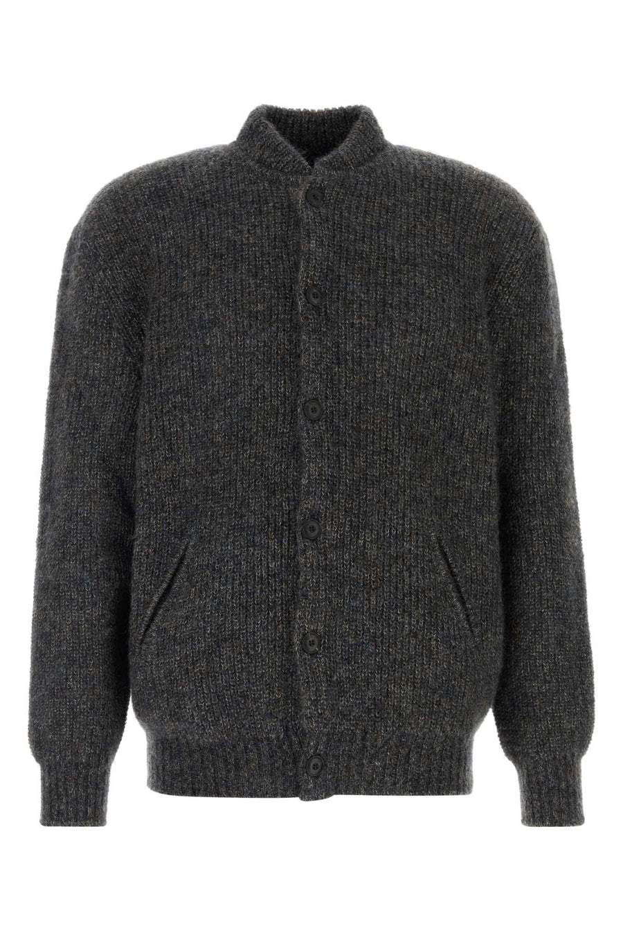 Multicolor Mohair Blend Cardigan Fant.blu/rope Exterior: Nylon Wool Maglie