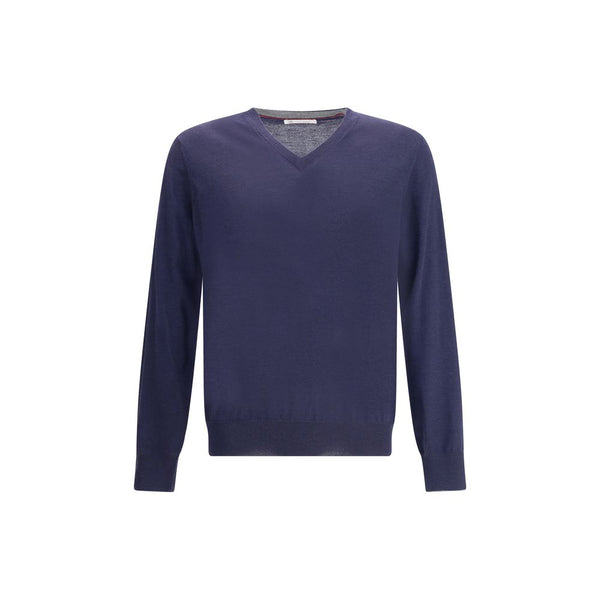 Brunello Cucinelli 10% Cashmere (Capra Hircus) sweater in navy