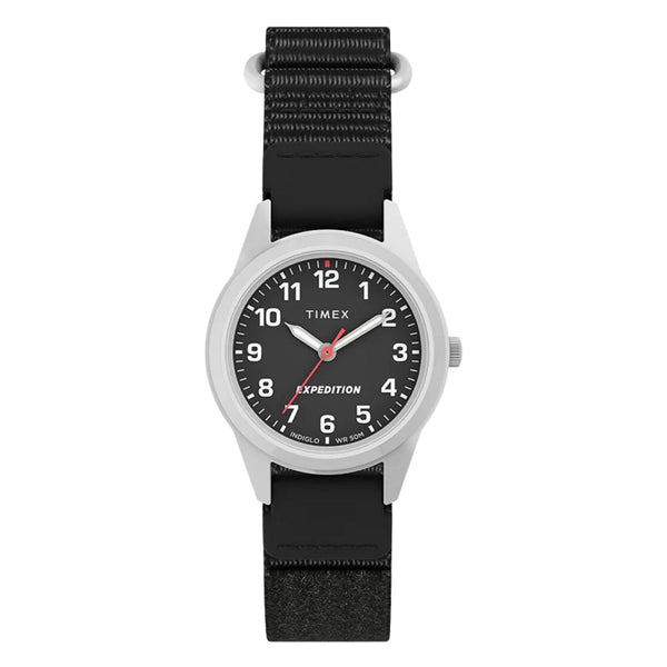 Timex Stainless steel case watch in black