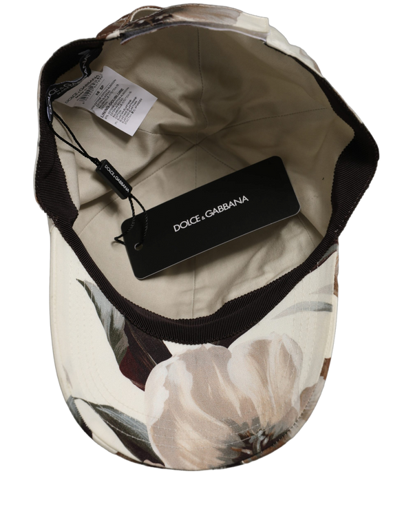 Dolce & Gabbana HAT10033 100% Cotton; Lining: 97% Cotton baseball cap in beige