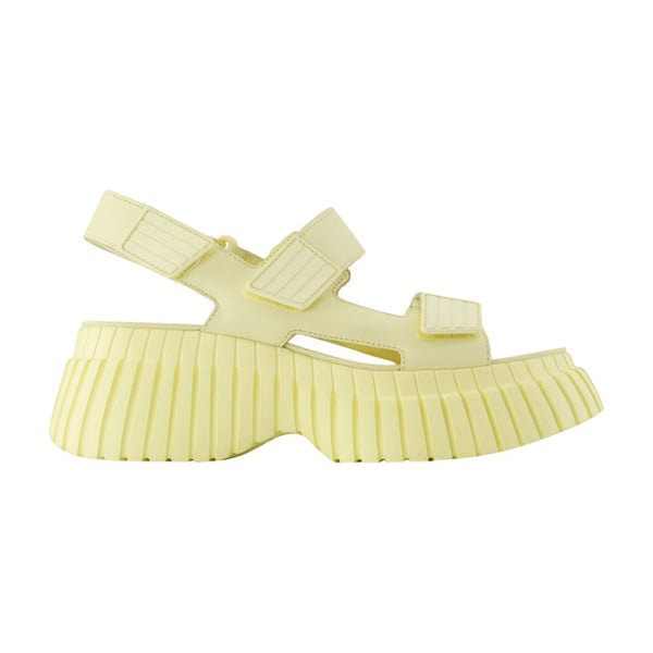 Camper Synthetic sandal in yellow