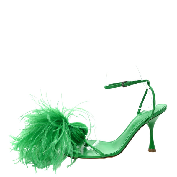 Bottega Veneta Lambskin heel in green